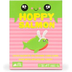 image:imageExploding Kittens Happy Salmon 38 Players  Ages 6  90 Second Rounds  Easy to Learn Quick Matching Card Game  Party Game Family Game Night Kid and Adult Card GameHoppy Salmon