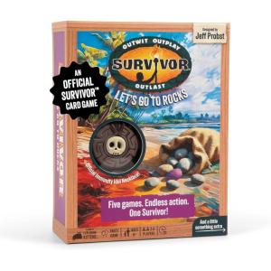 image:imageExploding Kittens Survivor Lets Go to Rocks Game for Ages 8 2 to 6 Players Strategy and Challenge Party Game with Rocks Cards and Immunity NecklaceLets Go to Rocks
