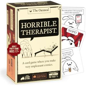 image:imageHorrible Therapist Extra Horrible Edition by Exploding Kittens  A Card Game for 38 Players Ages 17  Adult Party Game for Family NightExtra Horrible Edition