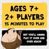 image:imageExploding Kittens Poetry for Neanderthals 2 Players  Ages 7  15 Minutes to Play  Competitive Word Guessing Game  Party Game Family Game Night Kid and Adult Card GamePoetry for Neanderthals