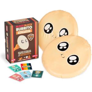 image:imageExploding Kittens Block Block Burrito Expansion Pack 26 Players  Ages 7  15 Minutes to Play  Original Game Required Inflatable Shields  Party amp Family Card Games for Kid amp Adults