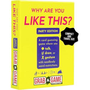 image:imageExploding Kittens Grab amp Game  Hilarious amp Compact Card Game for Family and Travel  Party Fun for Ages 7 and Up  24 Players  15 Minutes of PlayWhy Are You Like This Party