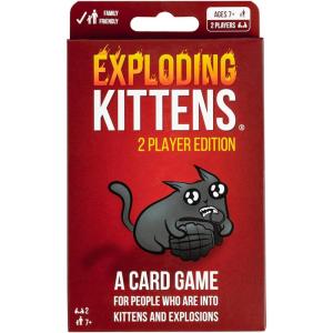 image:imageExploding Kittens 2Player Original Edition  2 Players  Ages 7  10 Minutes to Play  High Stakes Card Game  Couples Game Family Game Night Kid and Adult Card Game