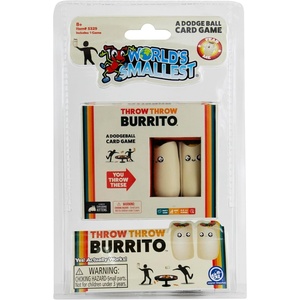 image:imageWorlds Smallest Throw Throw Burrito A Dodgeball Card Game in Miniature Size  Family Card Games for Adults Teens amp Kids  Travel Game  for Ages 8 and up