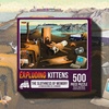 image:imageCats Playing Craps Jigsaw Puzzle by Exploding Kittens  500 Pieces Ideal for Adults Teens and Kids  A Funny and Artistic CatThemed PuzzleSlothness of Memory  500 Piece