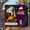 image:imagePug with a Pearl Earring Jigsaw Puzzle by Exploding Kittens  500 Pieces Jigsaw Puzzle for Adults Teens and Kids  Dog Puzzle Funny Puzzle Art Puzzle