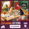 image:imageCats in Quarantine Jigsaw Puzzle by Exploding Kittens  1000 Pieces Jigsaw Puzzle for Adults Teens and Kids  Cat Puzzle Funny Puzzle Art Puzzle