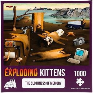 image:imageSlothness of Memory Jigsaw Puzzle by Exploding Kittens  1000 Pieces Jigsaw Puzzle for Adults Teens and Kids  Sloth Puzzle Funny Puzzle Art Puzzle